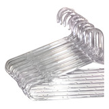 Kit 30 Cabides Transparente Cristal Acrílico Pronta Entrega
