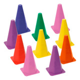 Kit 30 Cones Coloridos Agilidade Academia Futebol Futsal