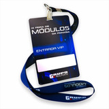 Kit 30 Credenciais Pvc + 30 Cord. Personalizados - Digital