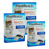 Kit 300 0,05 Plástico Para Plastificar Crachá + Cpf + Rg