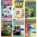 Kit 38 Revistas Cripto Criptograma Crípton - Sem Repetições 