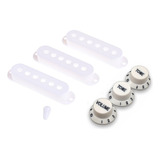 Kit 3x Capa Captador Guitarra, 3x Knob, 1x Knob Sel