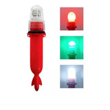 Kit 3x Sinalizadores Pisca Led Para Rede Pesca 3 Cores Led