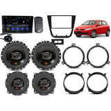 Kit 4 Alto Falante Jbl Central Multimidia Gol G5 09 10 11