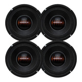 Kit 4 Alto Falantes 6 Poleg 150w 4 Ohms P/ Veículos 4 Portas