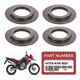 Kit 4 Arruela Assento Mola De Válvula Cb 300 Xre 300 Honda