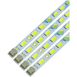 Kit 4 Barras Led Le42h057d Le42h057 Novas!!
