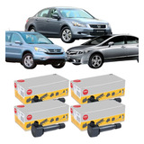 Kit 4 Bobinas De Ignição Honda New/civic/accord/cr-v 1.8 2.0
