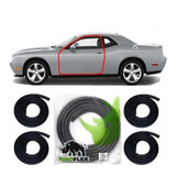 Kit 4 Borrachas Para Porta Lateral Dodge E Polara Sem Aba