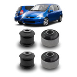 Kit 4 Buchas Bandeja Dianteira Balança Honda Fit 2003 A 2008