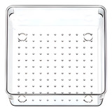Kit 4 Caixas Porta Objeto Caneta Lápis, Em Acrílico 15x15cm