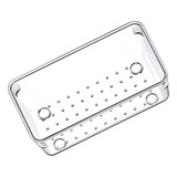Kit 4 Caixas Porta Objetos Caneta Lápis, Em Acrilico 15x7cm