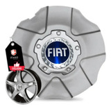 Kit 4 Calota Da Roda Mangels Mythus C/e Fiat Azul 