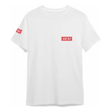 Kit 4 Camiseta Uniforme Sesi Frente E Manga Unissex Algodão