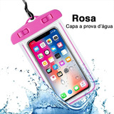 Kit 4 Capa Case Celular Protetora Prova D'água Mergulho Prai