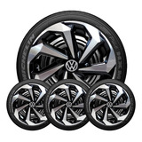 Kit 4 Carlota Aro 14 Spider Esportiva Vw Gol Up Voyage