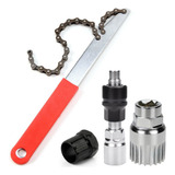 Kit 4 Chaves Extratora Corrente Pedivela Cassete Ch-17