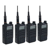 Kit 4 Comunicadores Radio Triband Vhf/uhf Uv-16 Pro Baofeng