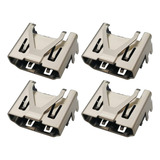 Kit 4 Conector Entrada Hdmi Para Ps4 Slim E Pro - Sony