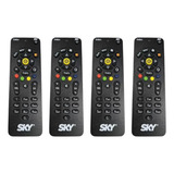 Kit 4 Controles Remoto Sky Digital Sky- Livre D40 Original