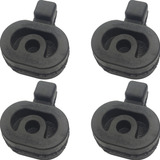 Kit 4 Coxim Borracha Traseiro Escapamento Ford Ka 1999-2008