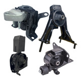 Kit 4 Coxins Motor E Câmbio Corolla Automático 2003 A 2008 