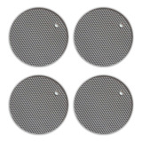  Kit 4 Descanso De Panela Silicone Protetor Antiaderente 