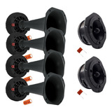 Kit 4 Driver + 4 Cornetas + 2 Super Tweeter 600w Rms +brinde