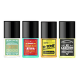 Kit 4 Endurecedor De Unhas Com Formol - Top Beauty