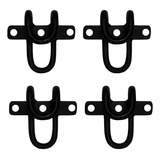Kit 4 Ganchos Amarração Caçamba Picape Hilux Ranger S10 L200