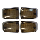 Kit 4 Lentes Pisca Suzuki Katana Yes 125 Lente Fumê Valplas