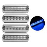 Kit 4 Luz Subaquática 42 Led 12v 24v Barco Lancha Iate