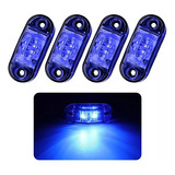 Kit 4 Luzes De Led Branco Para Barco Lancha Caminhonete