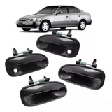 Kit 4 Maçaneta Externa Civic 1996 1997 1998 1999 2000