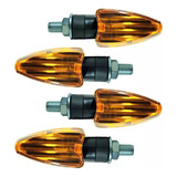 Kit 4 Mini Piscas Seta Flecha Ambar Yamaha Ybr Xtz Xt Rd