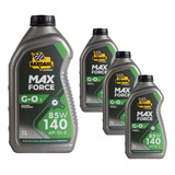 Kit 4 Óleo P/ Transmissão Bardahl 140 Gl5 G-o 85w140 1l