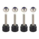 Kit 4 Parafuso Borboleta Para Capota Náutica Barco Lancha