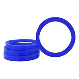 Kit 4 Pçs Anel Centralizador Roda Gm Azul Ramlow Gyrus Shock