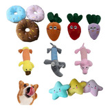 Kit 4 Pelúcias Pet Cachorro Porte Pequeno E Médio Atacado