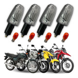 Kit 4 Pisca Seta Cb 300 Cristal Xre 2009 2010 2011 2012 2013