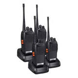 Kit 4 Radio Baofeng Bf-777s Comunicador Walk Talk