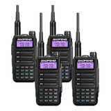 Kit 4 Radios Comunicador Baofeng Uv16 Walk Talk Longo Alcanc