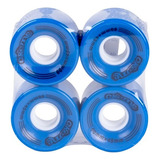 Kit 4 Rodas Creme Skate Longboard 60x45mm 80a Mini Cruiser