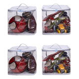 Kit 4 Sacos Organizadores Grandes Para Brinquedos Big Box