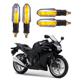 Kit 4 Setas Sequencial P50s Honda Cbr 250r 2010 2011 2012