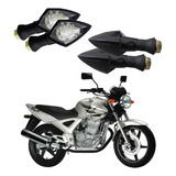Kit 4 Setas Stallion P05 Moto Honda Cbx250 Twister 2005 2006