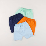 Kit 4 Short Infantil Menino Recém Nascido Bebê 100% Algodão