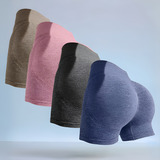 Kit 4 Shorts Academia Levanta Bumbum Conforto E Elasticidade
