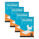 Kit 4 Tapete Higiênico Lavável Para Cães Tam P 70x50cm