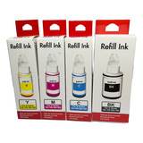 Kit 4 Tintas Compativel Canon G3110 G3111 G4111 Gl-190